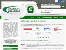 Tablet Screenshot of greenlightelectronics.com